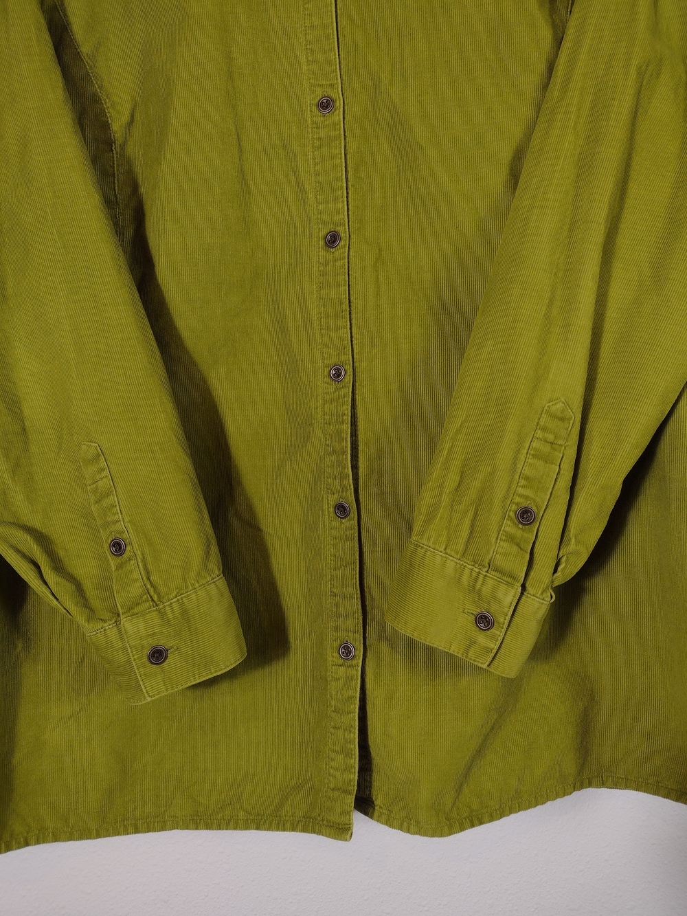 J. Jill Corduroy Button Up Long Sleeve Top Green Size M - Picture 4 of 8